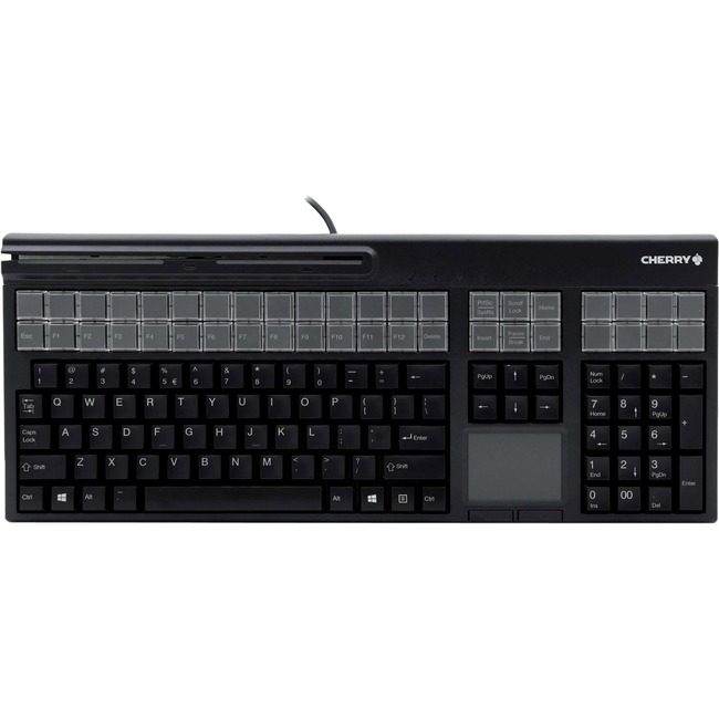 CHERRY G86-71511EUADAA LPOS (Large Point of Sale) Encryptable MSR Keyboard  – Dihuni