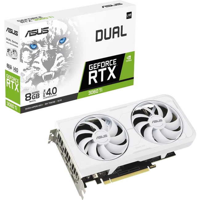 campingvogn Paradoks Uafhængighed Asus DURTX3060TIO8GD6XWHT Dual GeForce RTX 3060 Ti White Edition 8GB GDDR6X  Graphic Card – Dihuni