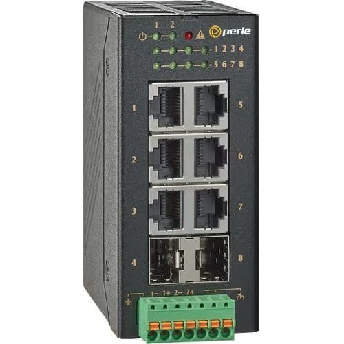 Switch industriel PoE+ Fast Ethernet - Perle Systems
